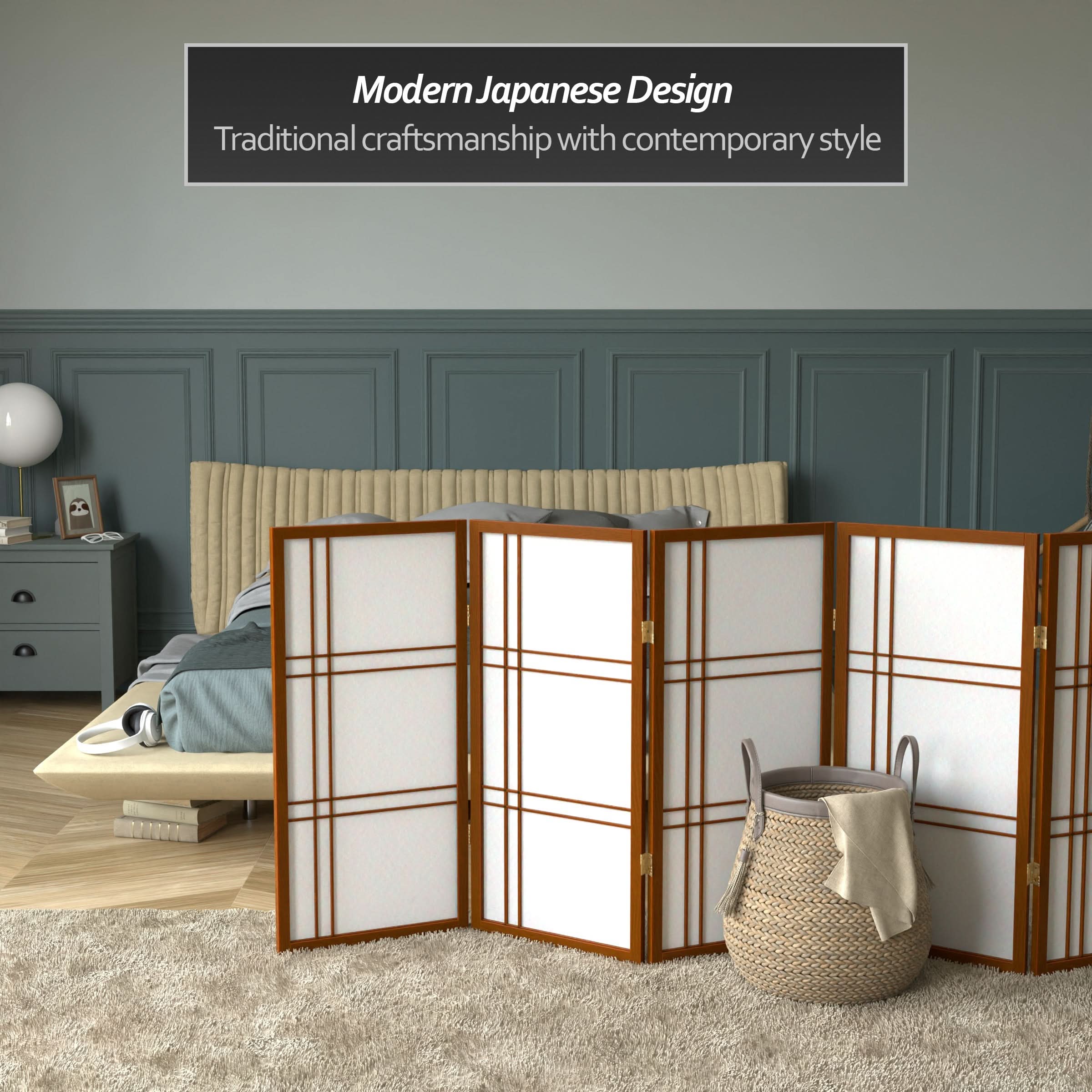 3 ft. Short Double Cross Shoji Screen - Image 16