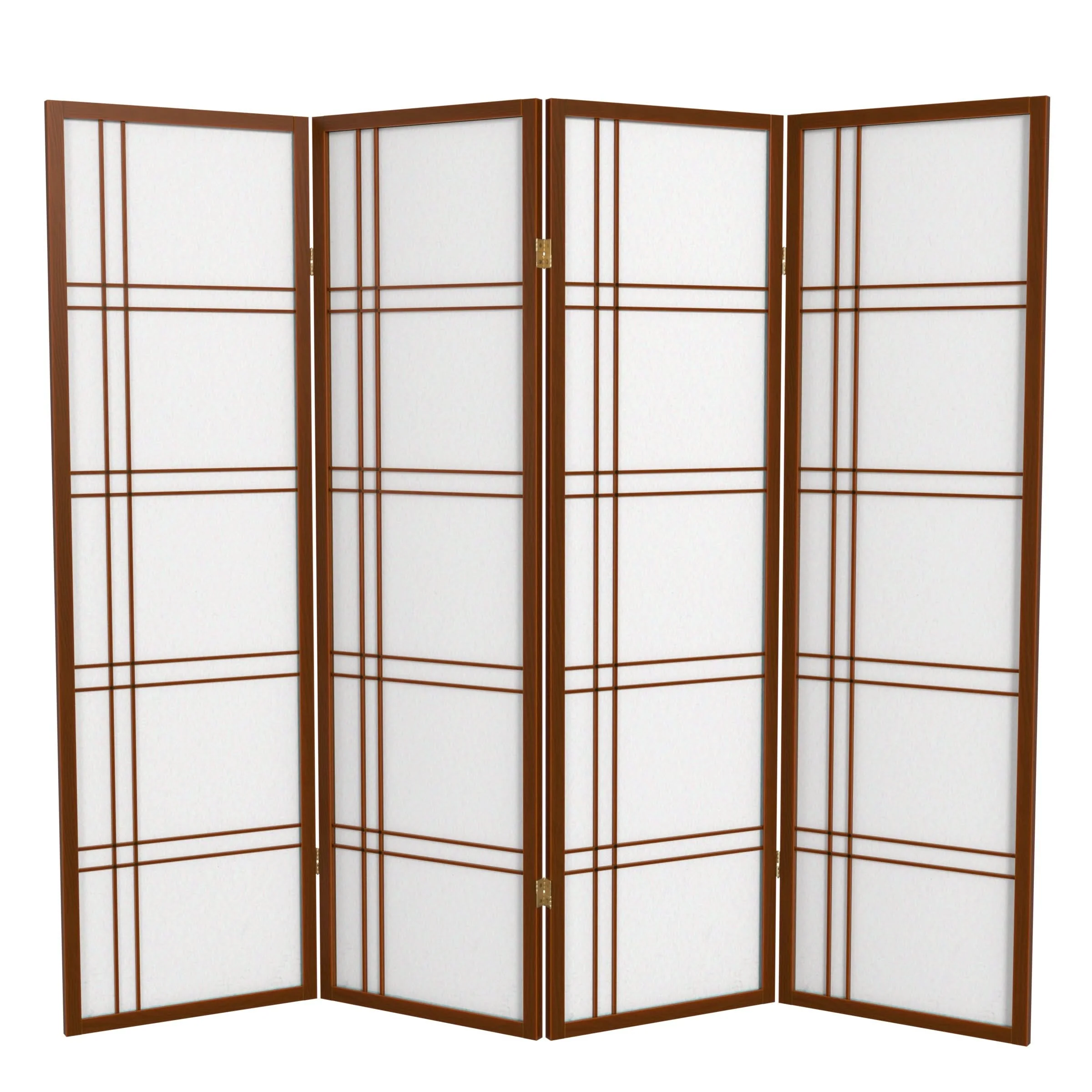 5 ft. Tall Double Cross Shoji Screen - Image 14