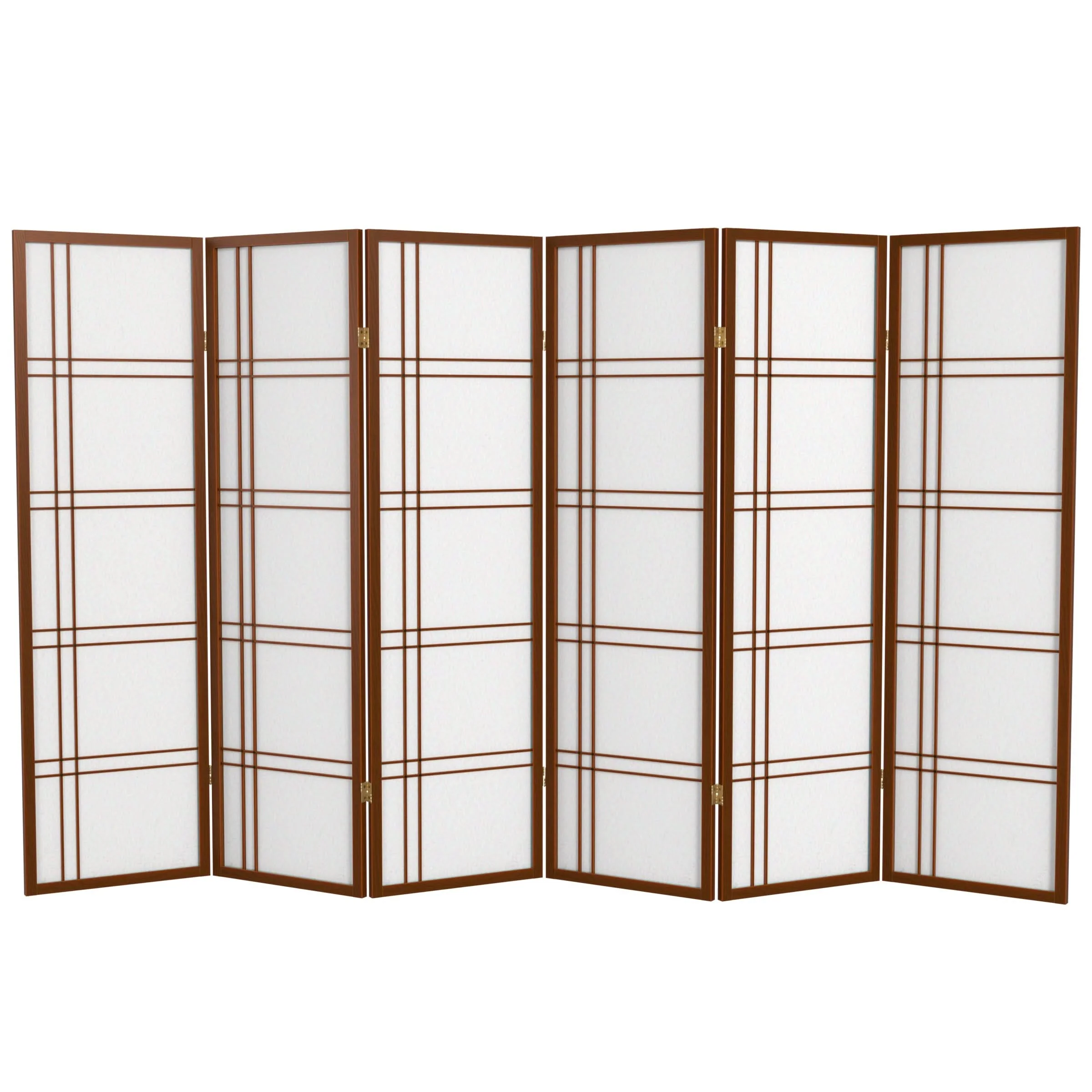 5 ft. Tall Double Cross Shoji Screen - Image 16