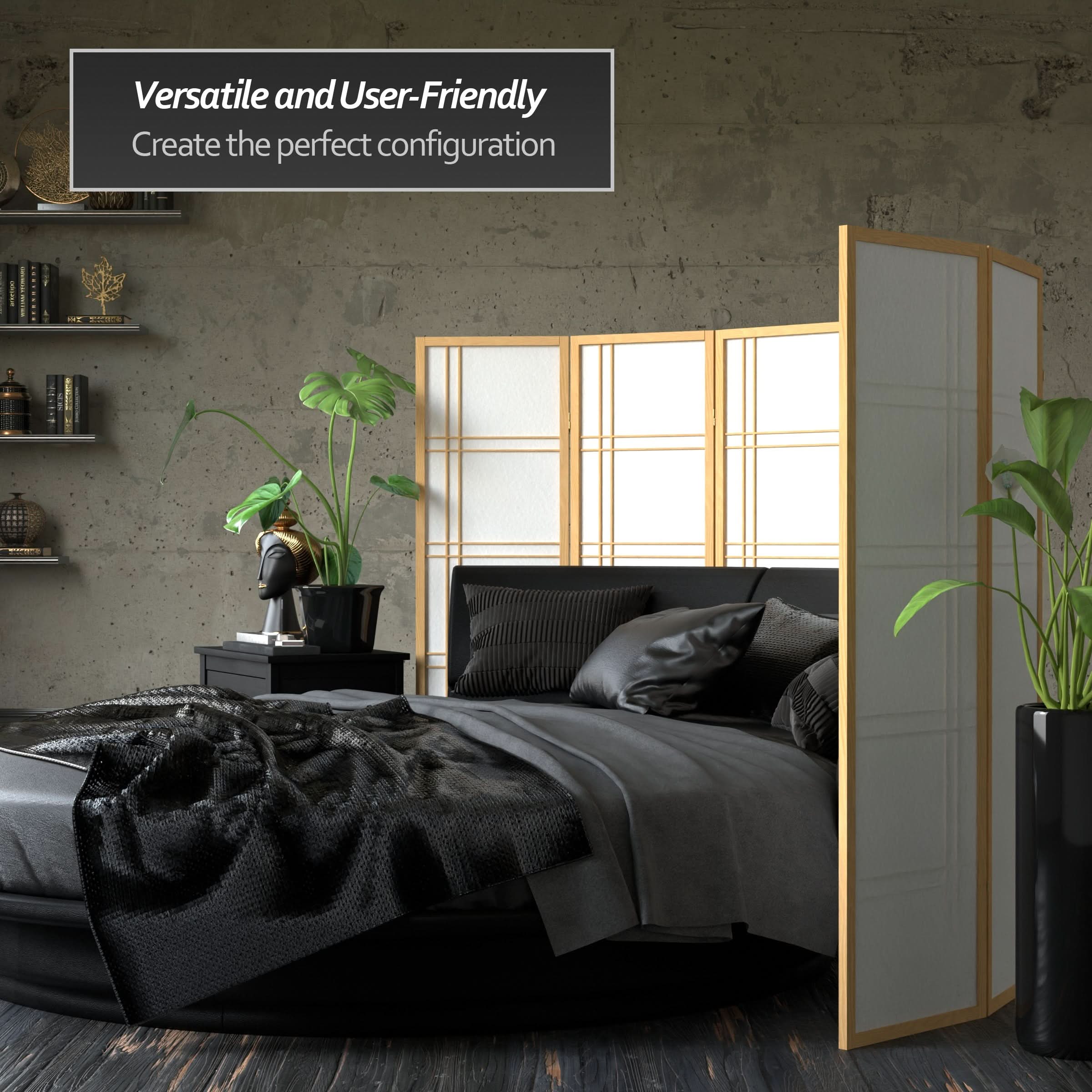 5 ft. Tall Double Cross Shoji Screen - Image 38