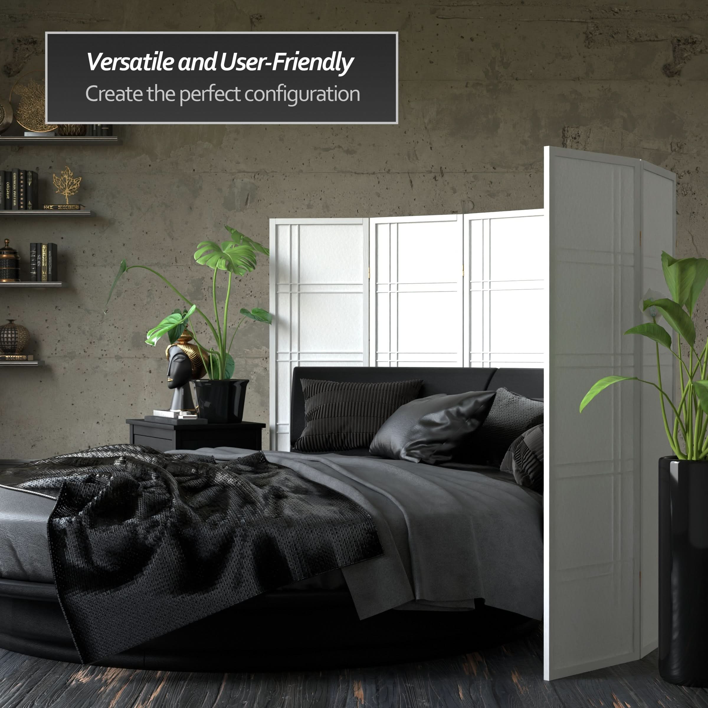 5 ft. Tall Double Cross Shoji Screen - Image 40