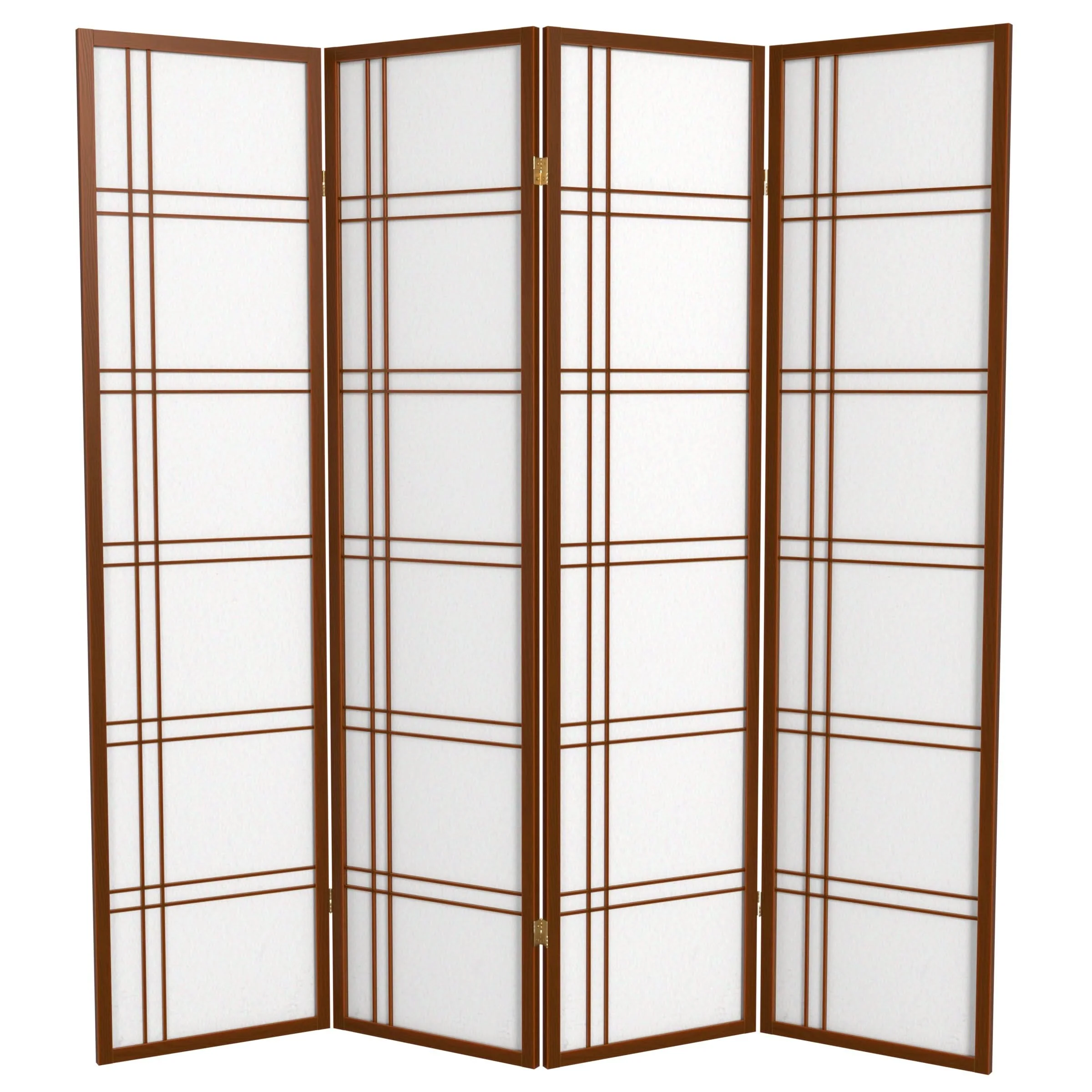 6 ft. Tall Double Cross Shoji Screen - Image 25