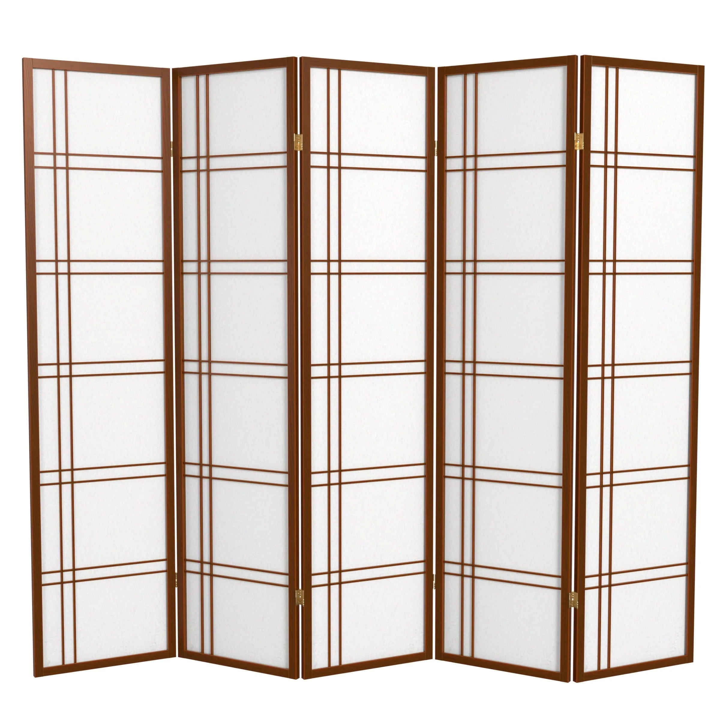6 ft. Tall Double Cross Shoji Screen - Image 26