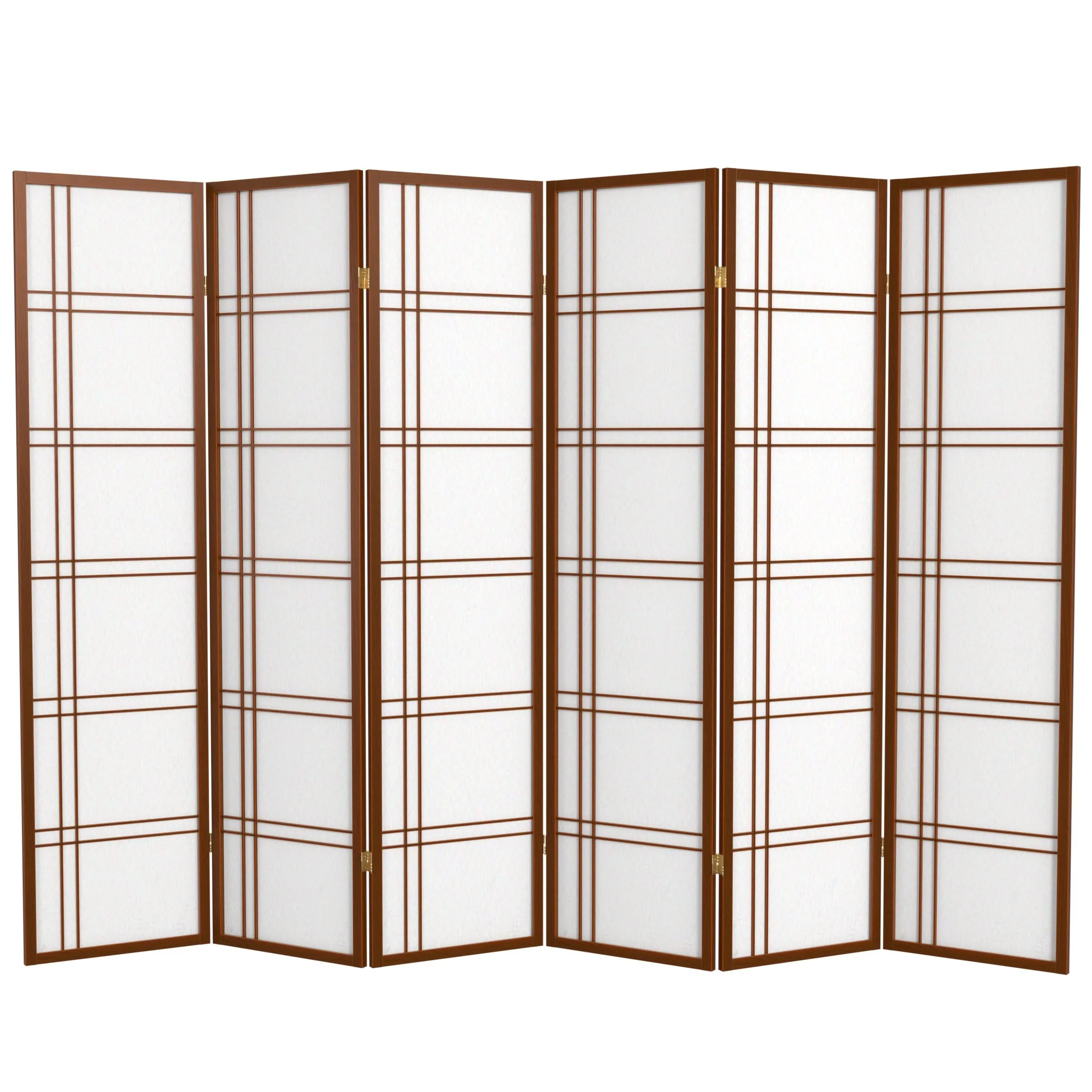 6 ft. Tall Double Cross Shoji Screen - Image 27