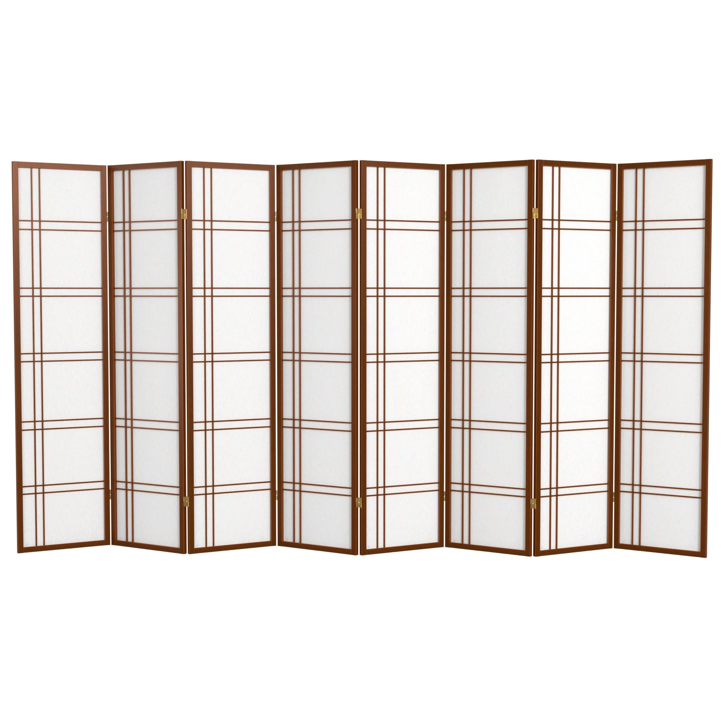 6 ft. Tall Double Cross Shoji Screen - Image 28