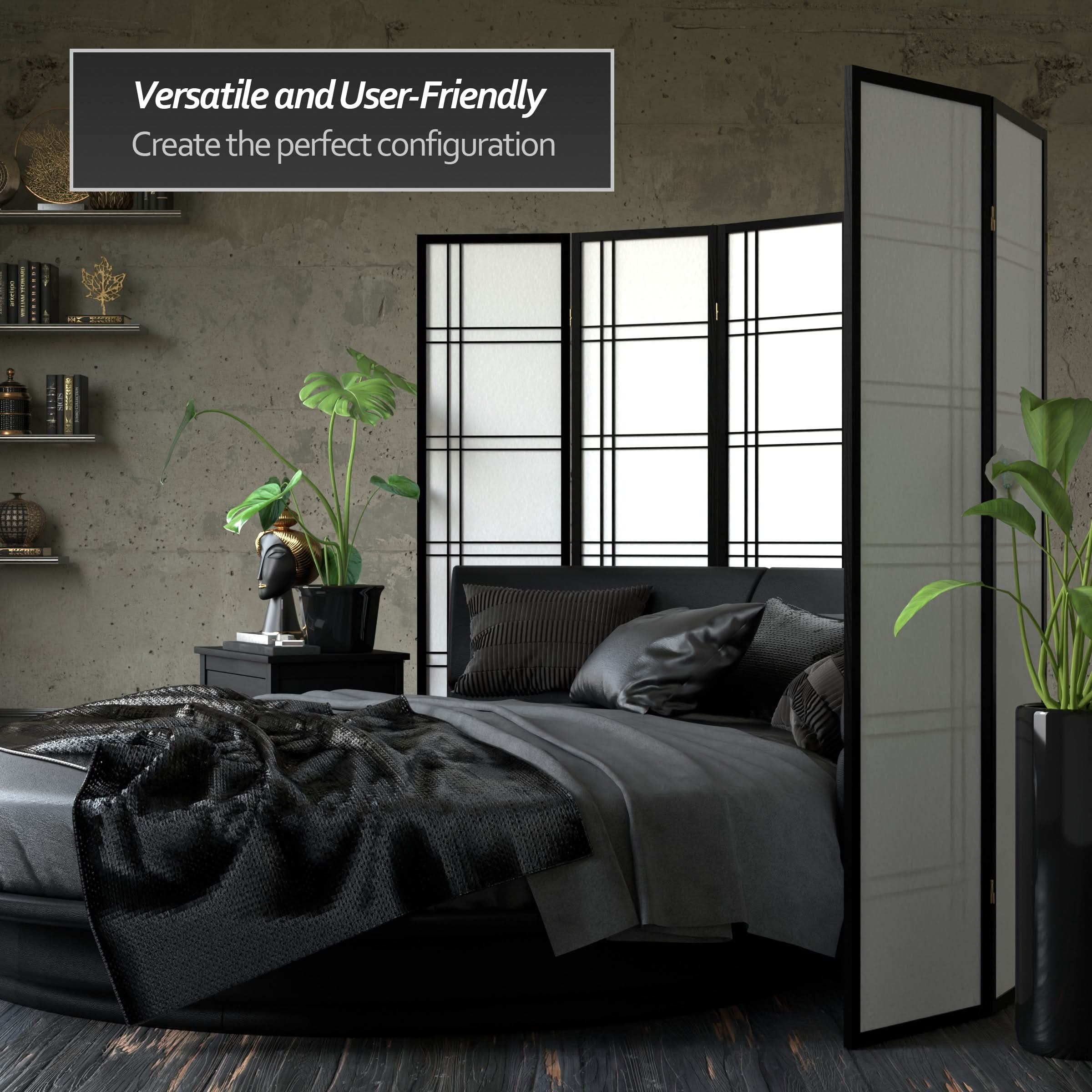 6 ft. Tall Double Cross Shoji Screen - Image 55