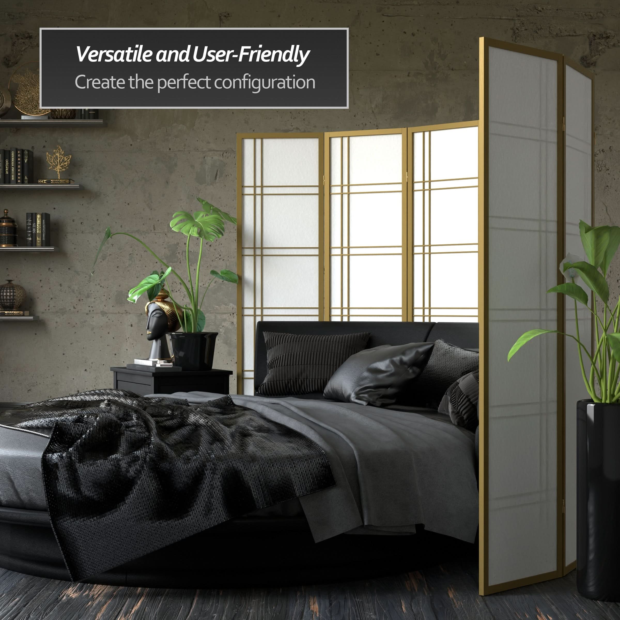 6 ft. Tall Double Cross Shoji Screen - Image 56
