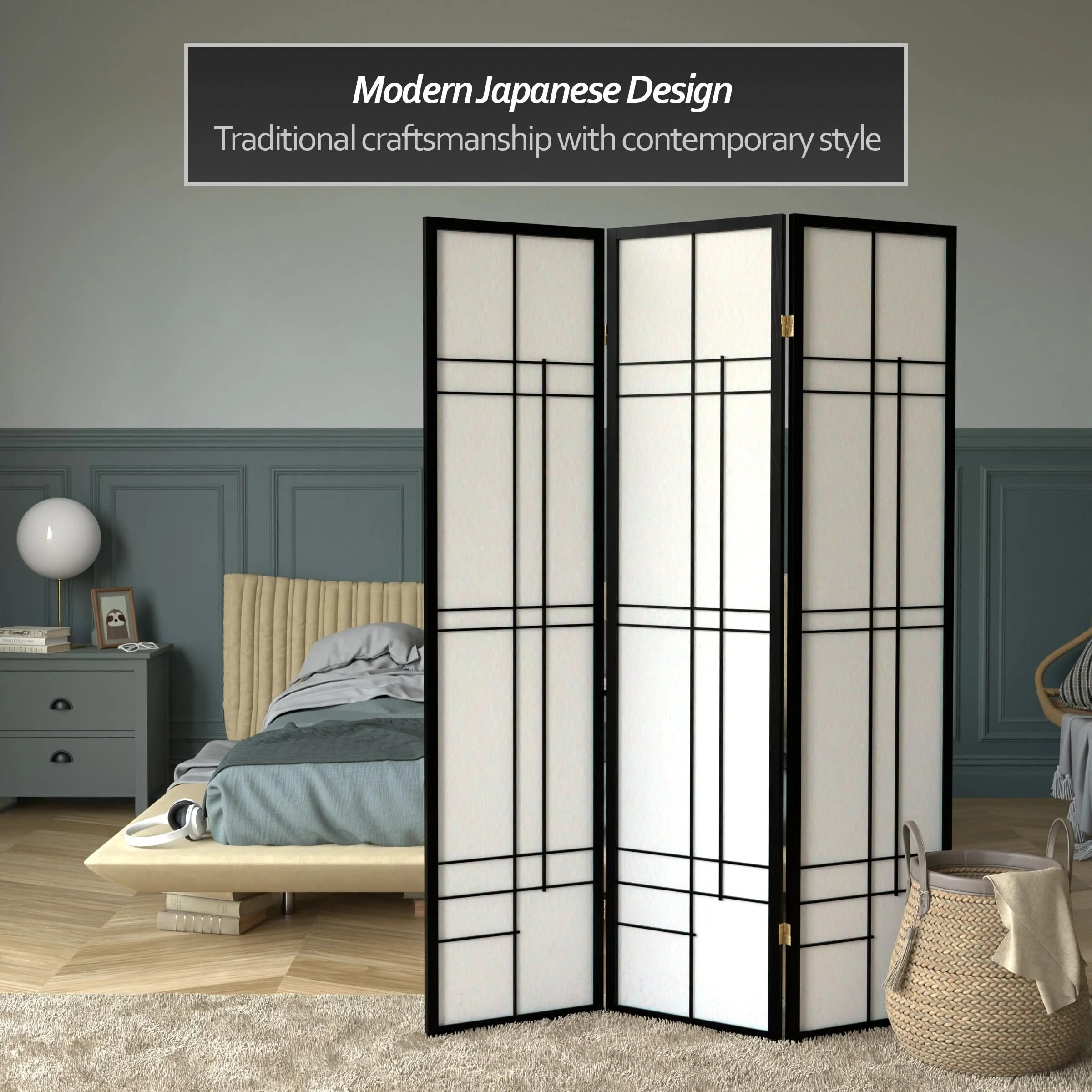 6 ft. Tall Etudes Shoji Screen - Image 13