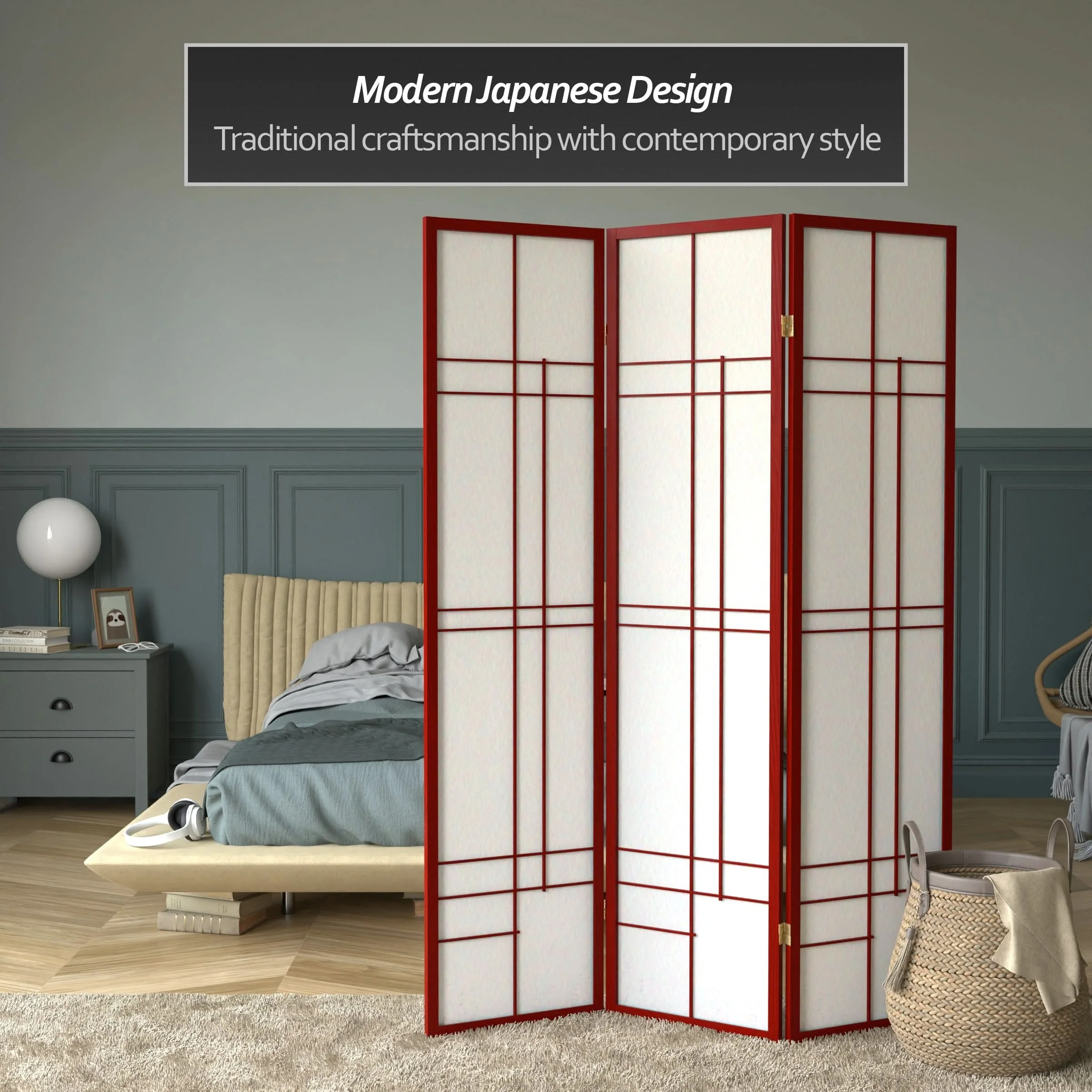 6 ft. Tall Etudes Shoji Screen - Image 15