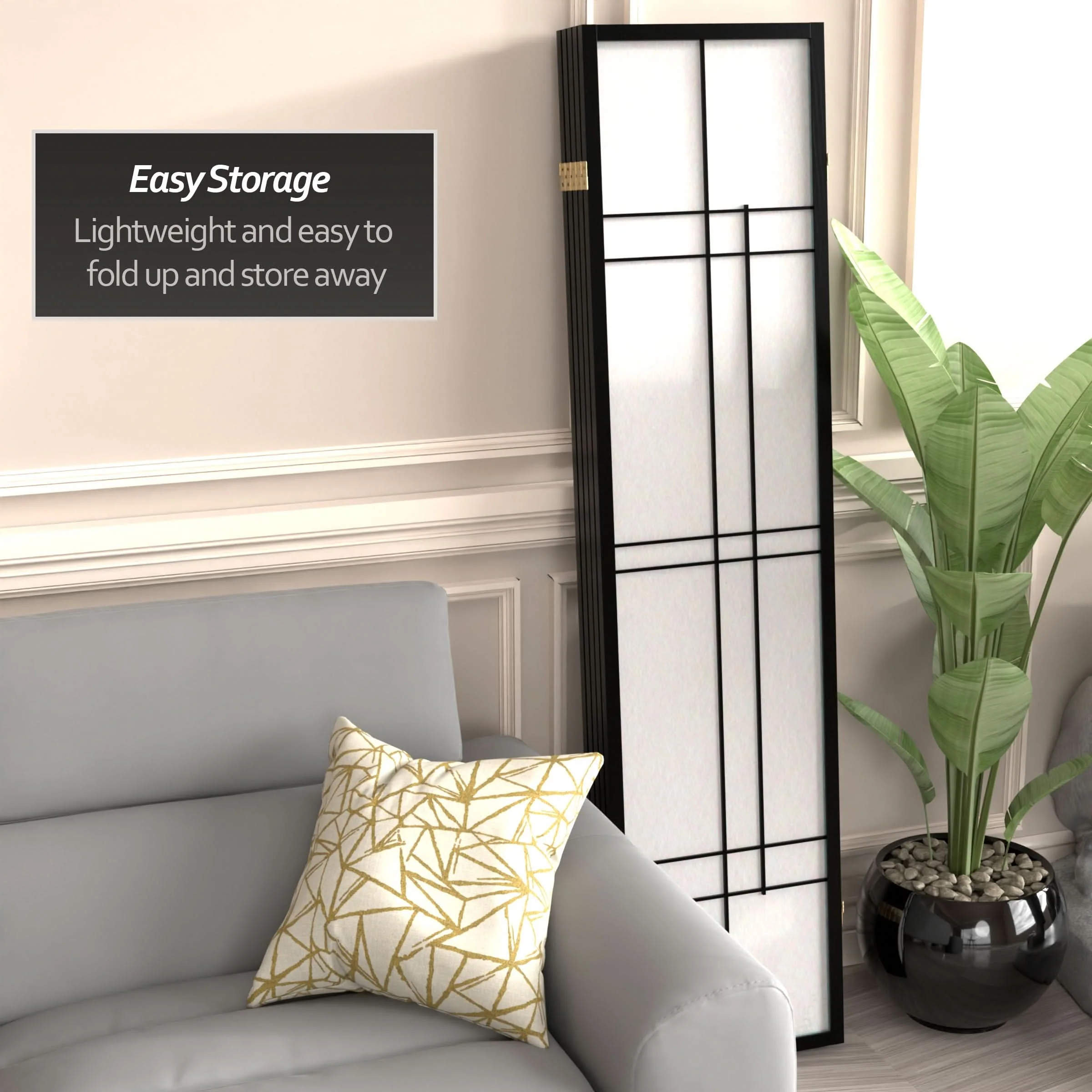 6 ft. Tall Etudes Shoji Screen - Image 46
