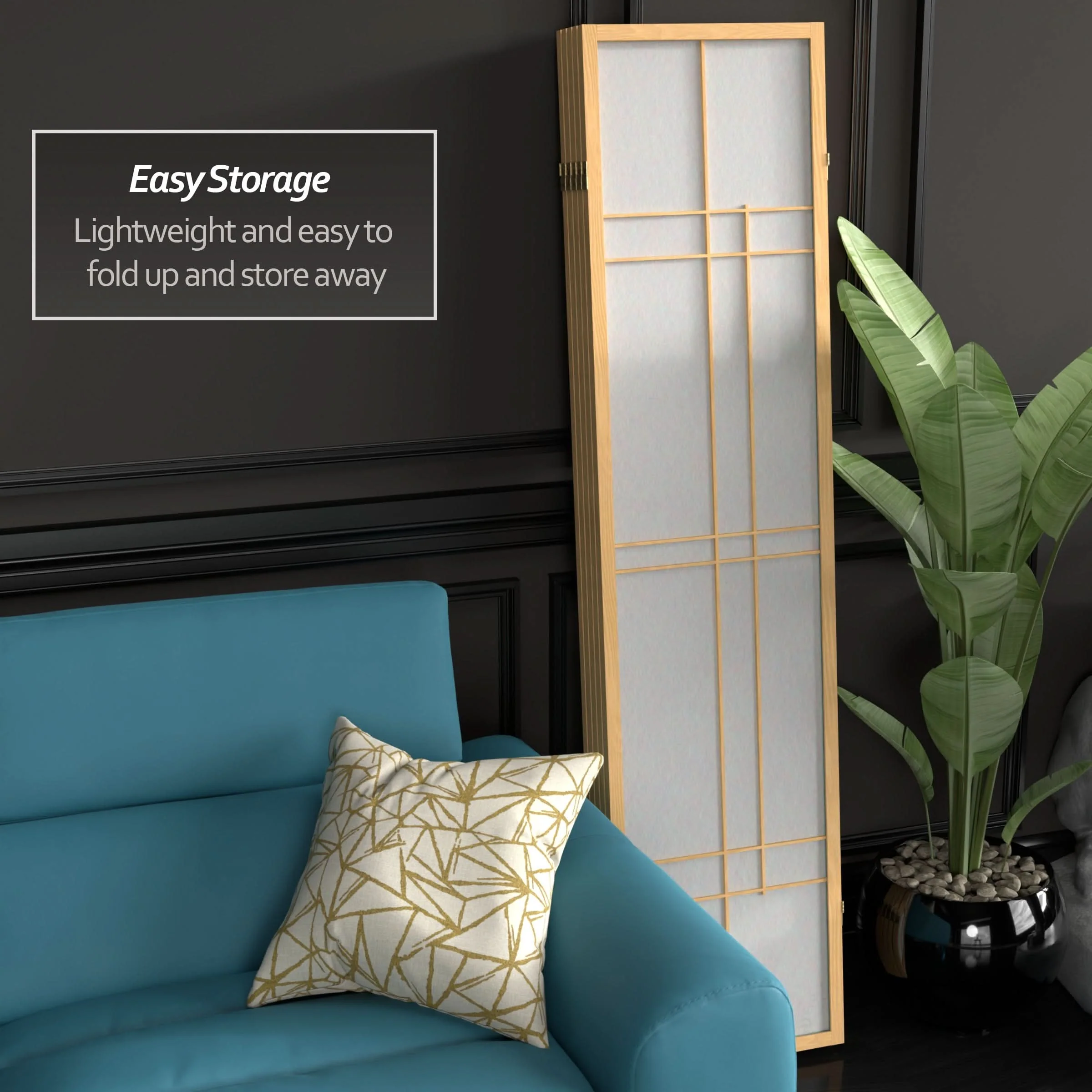 6 ft. Tall Etudes Shoji Screen - Image 47