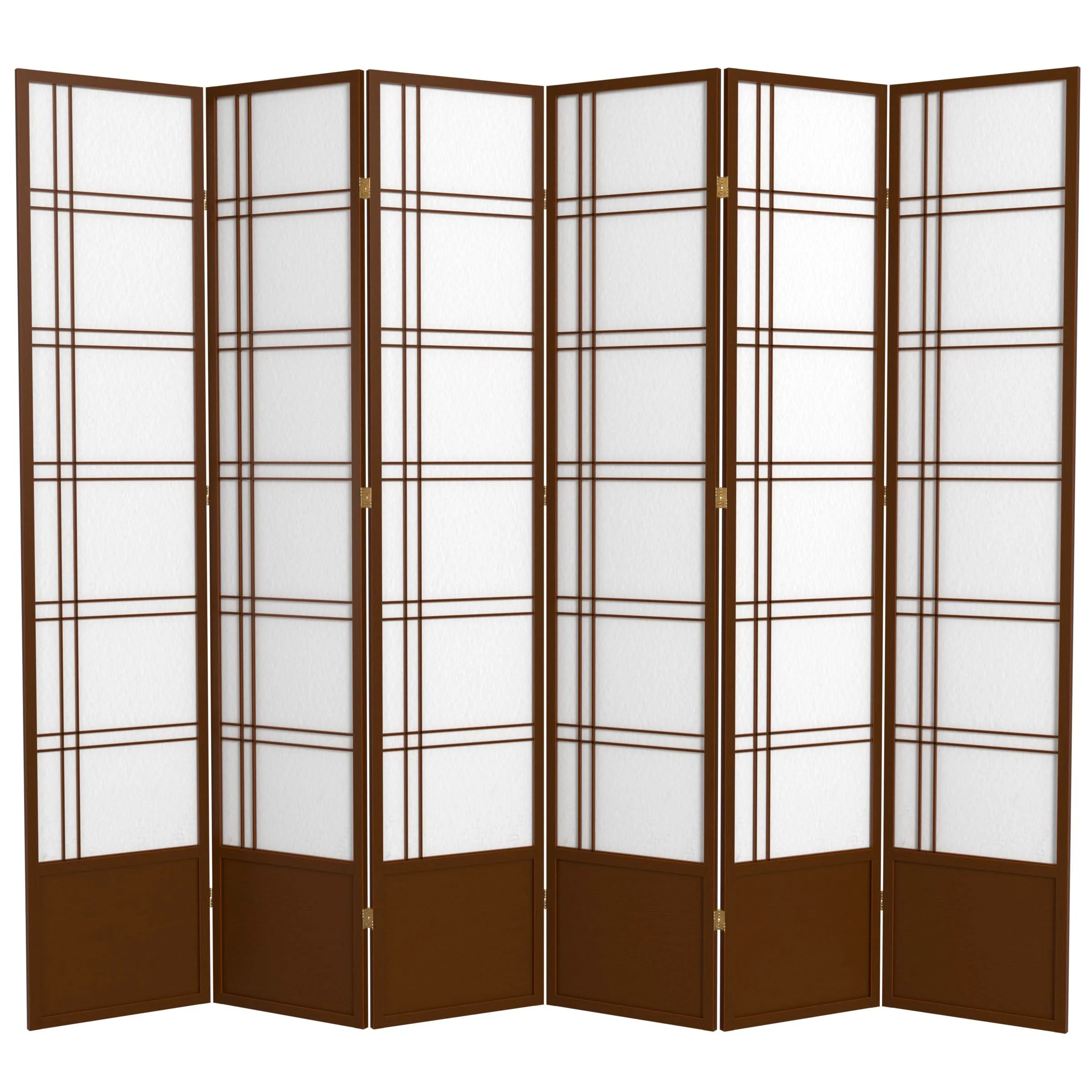 7 ft. Tall Double Cross Shoji Screen - Image 16
