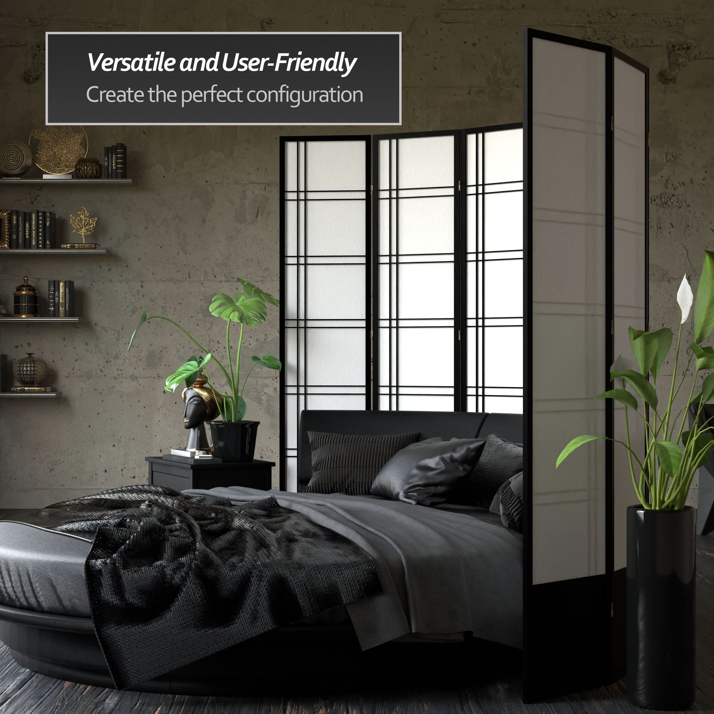 7 ft. Tall Double Cross Shoji Screen - Image 36