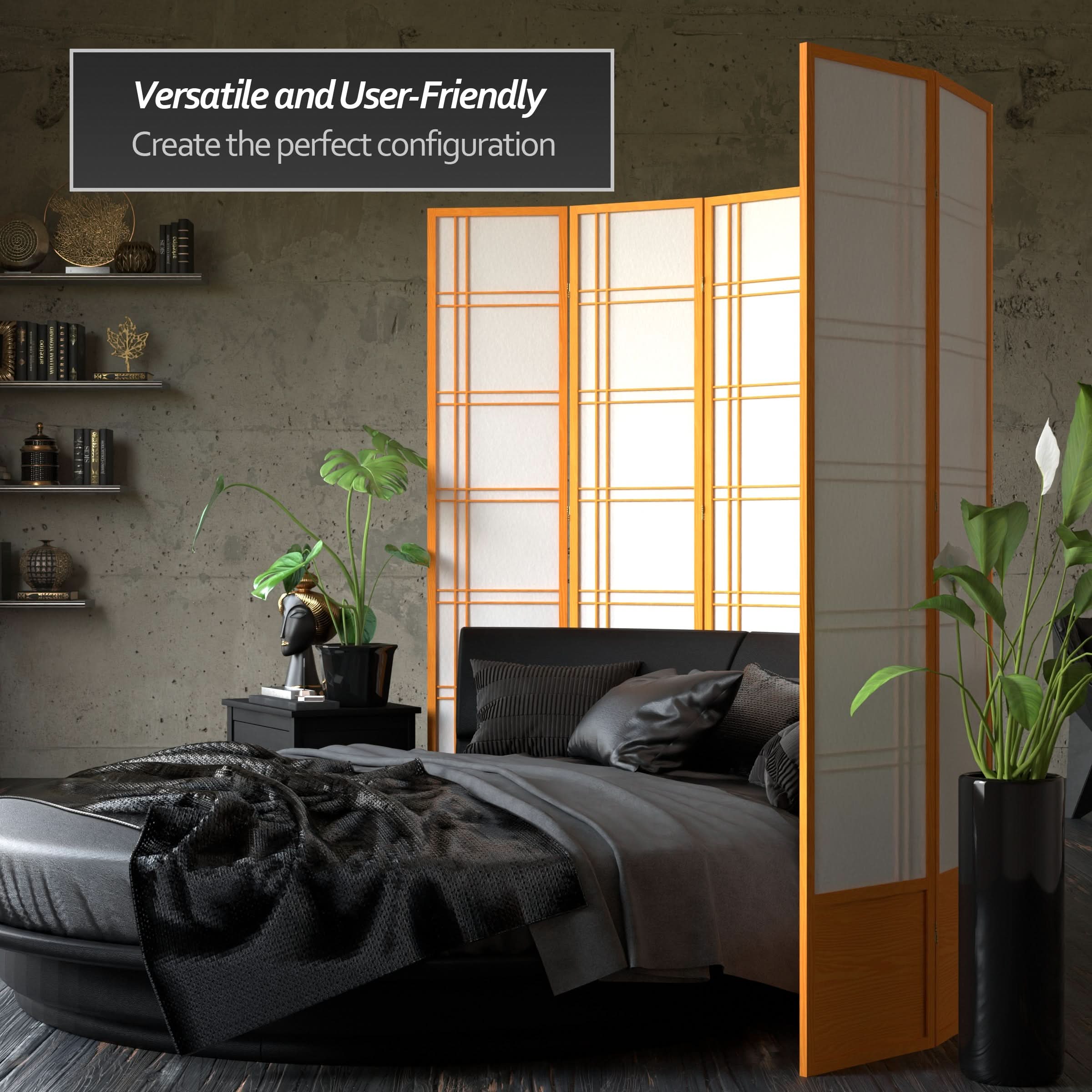 7 ft. Tall Double Cross Shoji Screen - Image 37