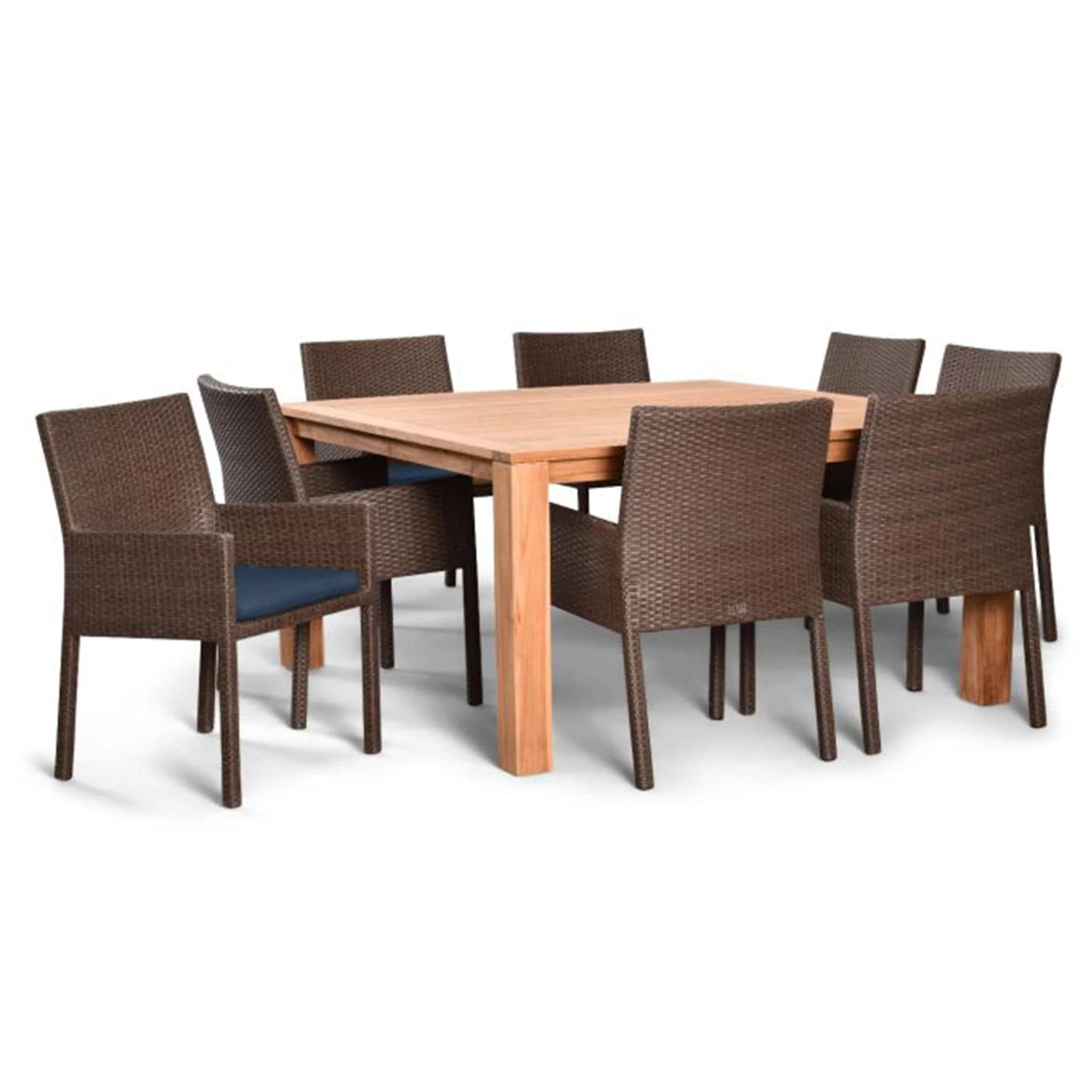 Arden Teak 9 Piece Square Dining Set - Image 8