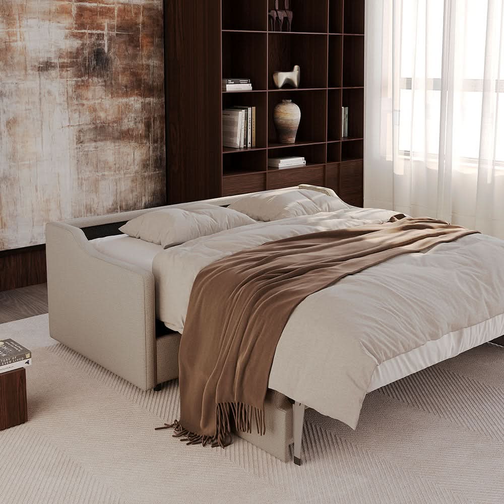 Carnell Sofa Bed with Sloped Arms - Image 4