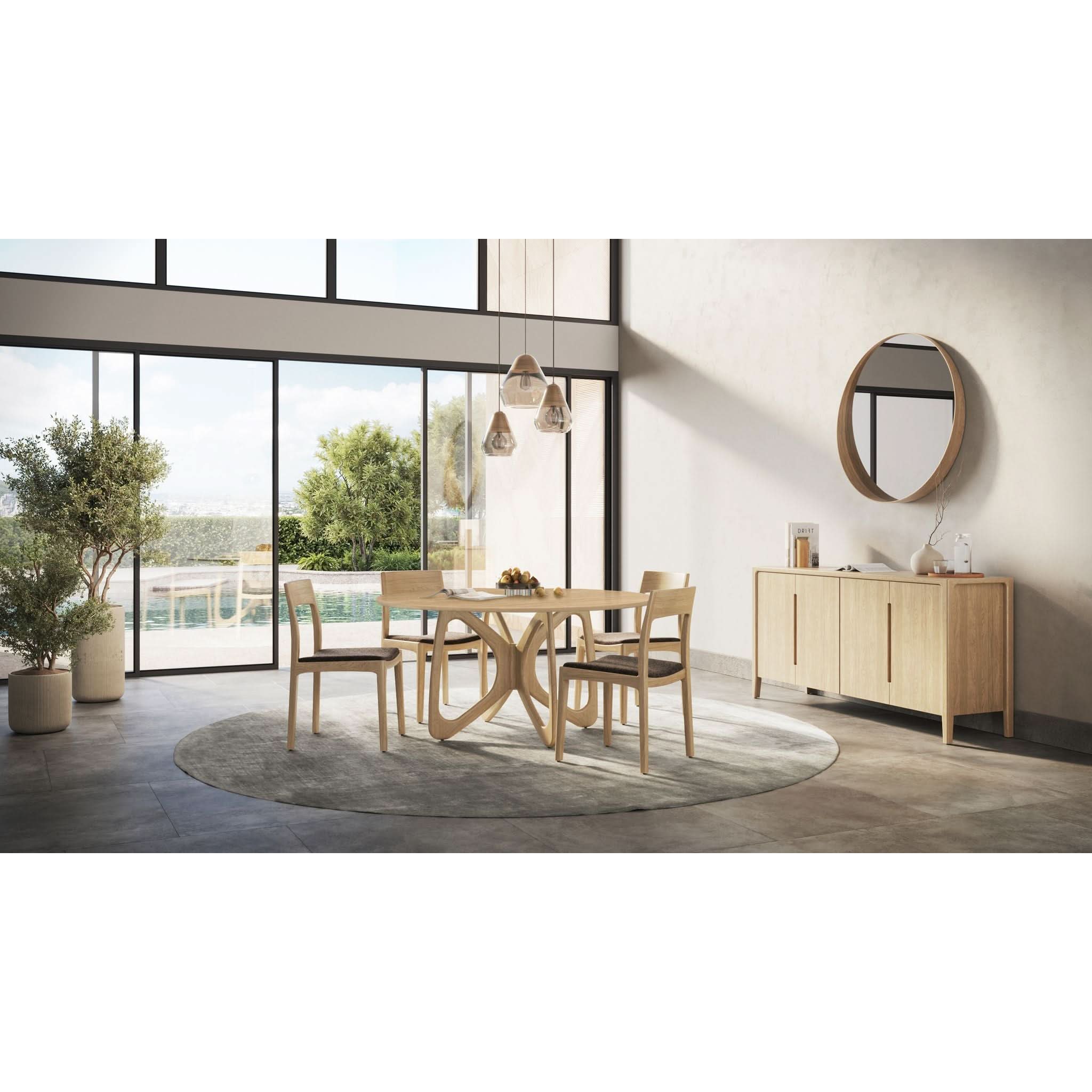 Copeland Butterfly Round Fixed Top Table - Image 4