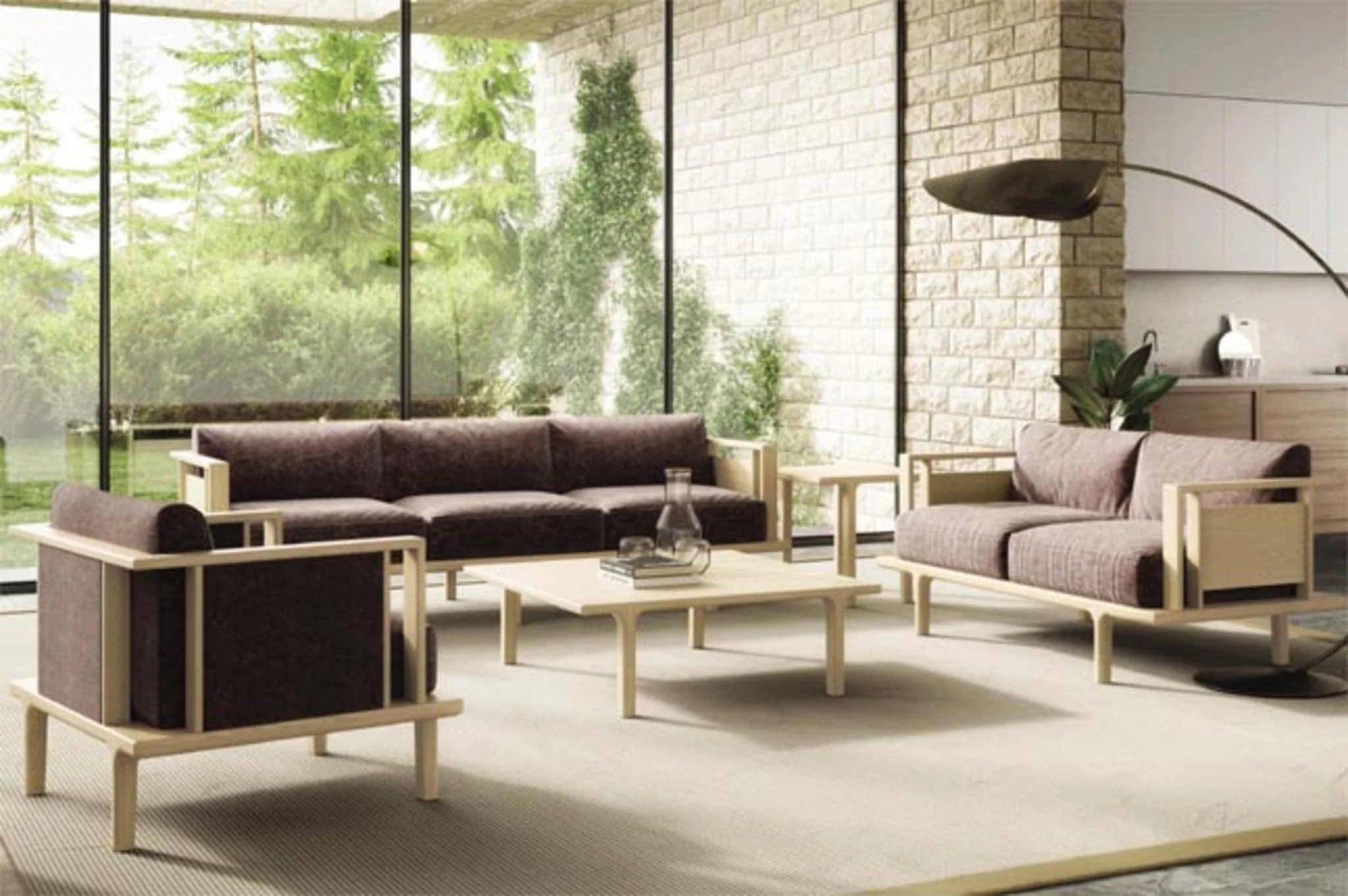 Copeland Sierra Armchair with Upholstered Panels - Image 4