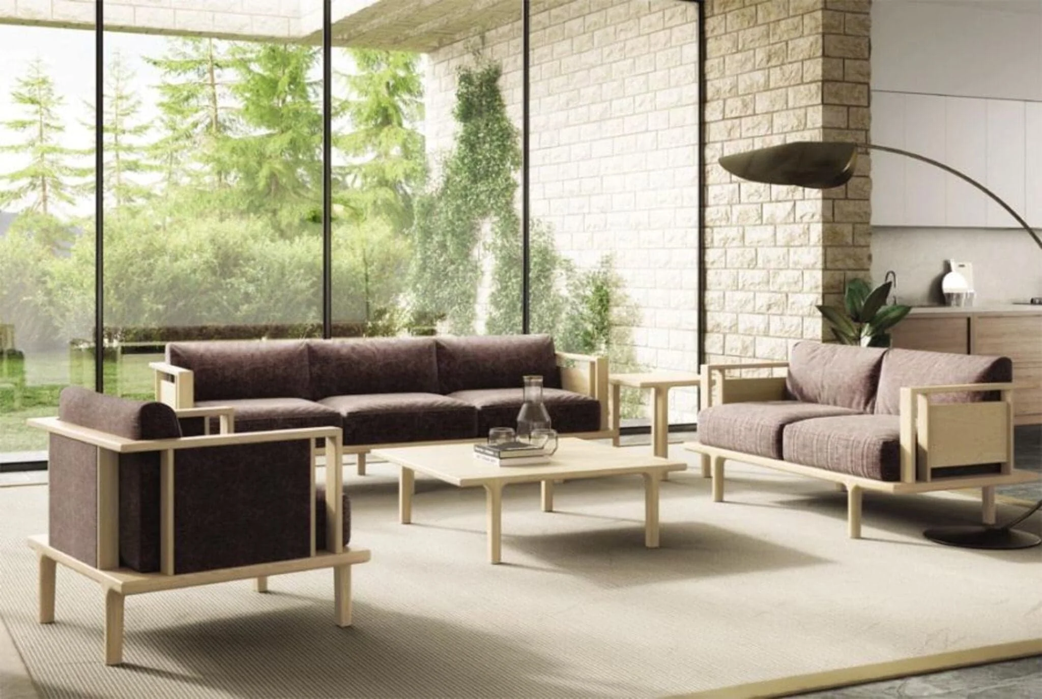 Copeland Sierra Armchair with Upholstered Panels - Image 5