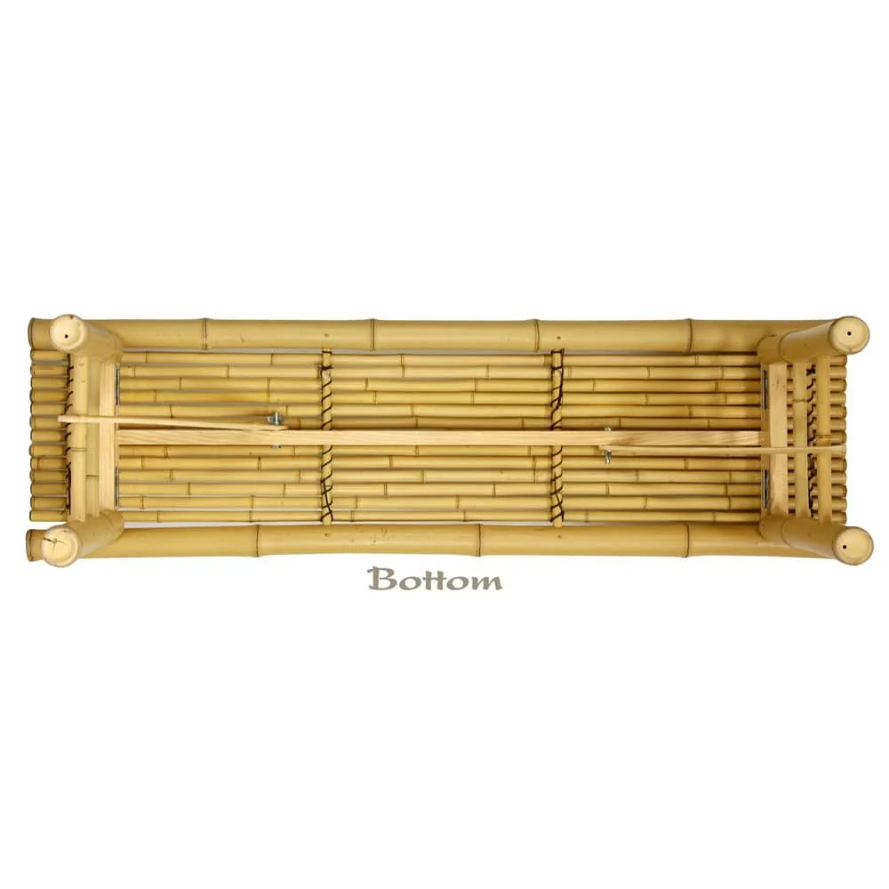 Japanese Bamboo Folding Bench - Image 3