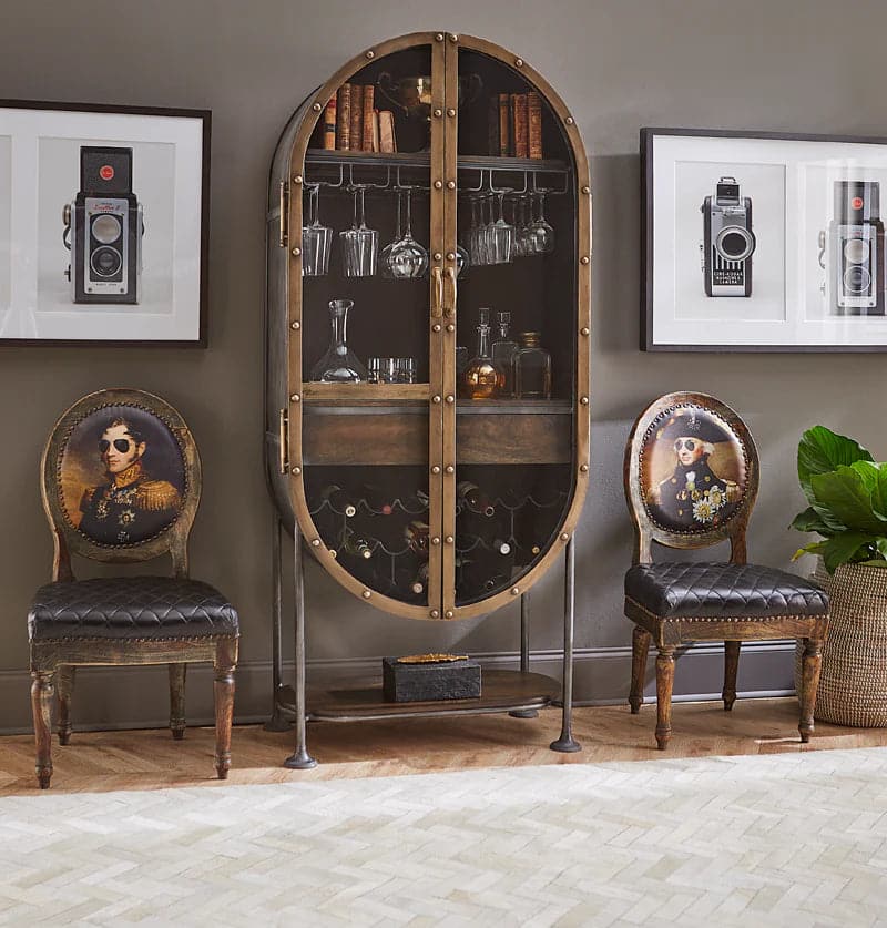 Melbourne Oval Bar Cabinet - Image 3