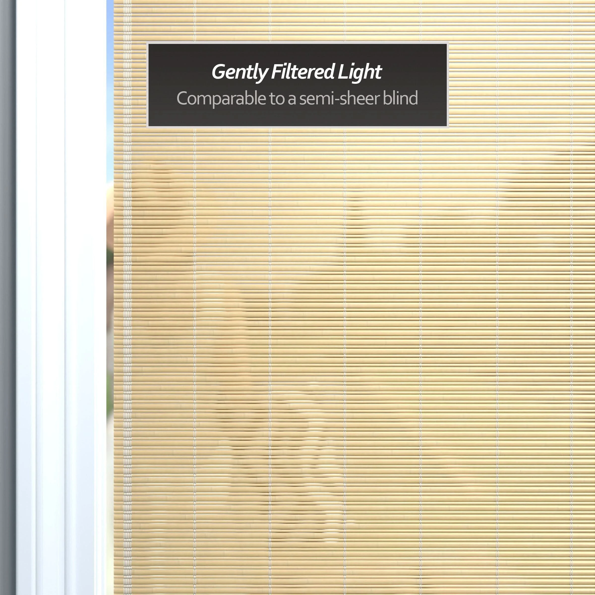 Natural Bamboo Cordless Window Shade - Image 12