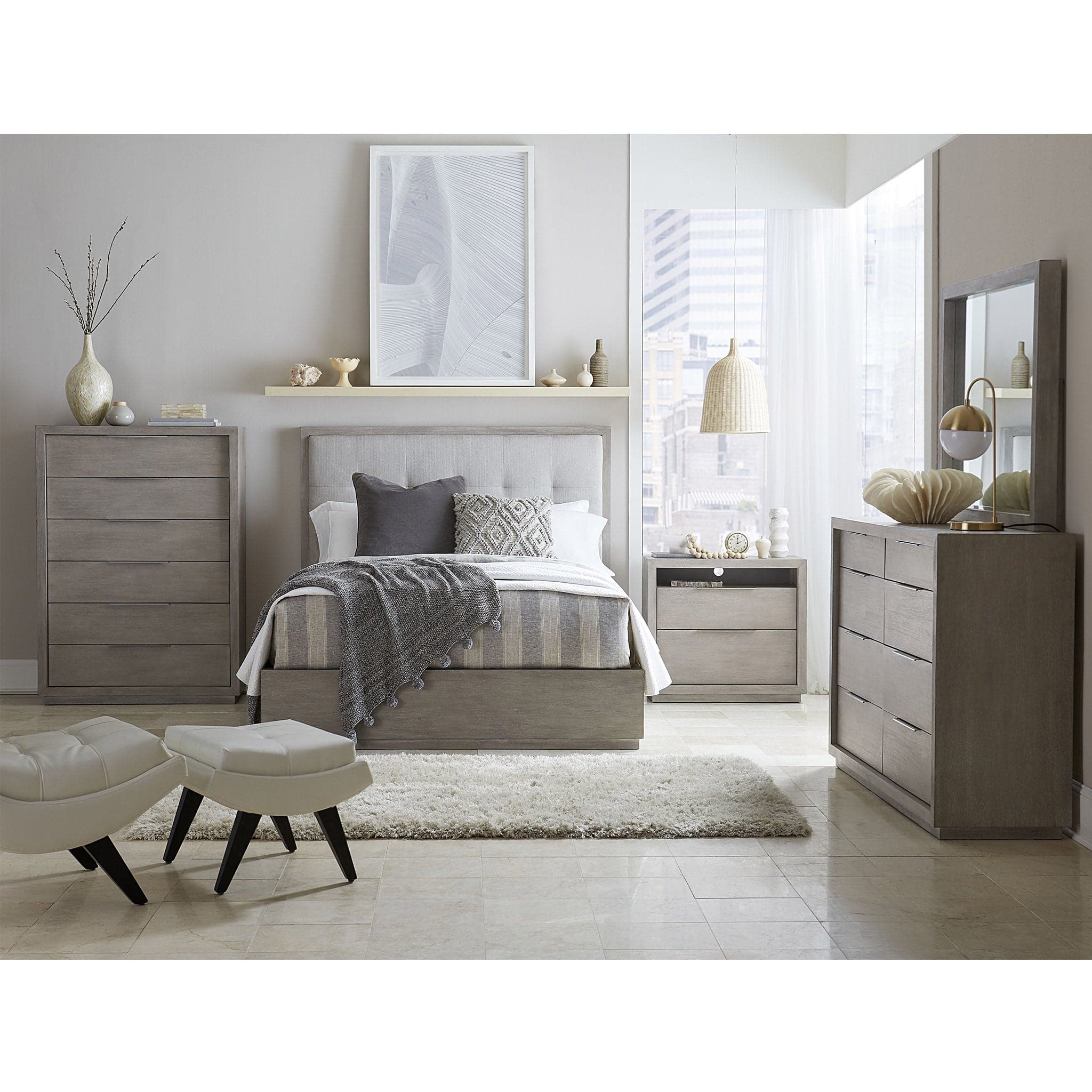 Oxford Upholstered Platform Bed - Image 10