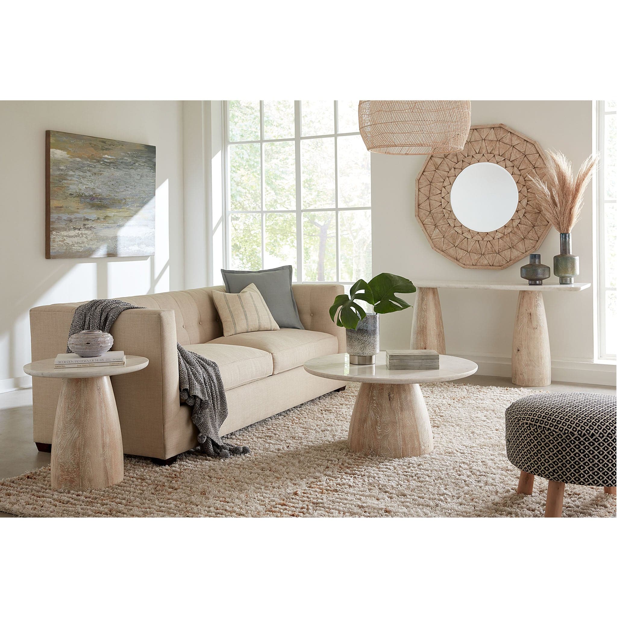 Palm Desert Oval Console Table - Image 4