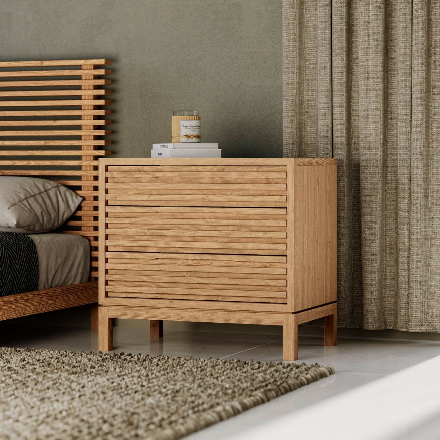 Tanner 3-Drawer Nightstand - Image 3
