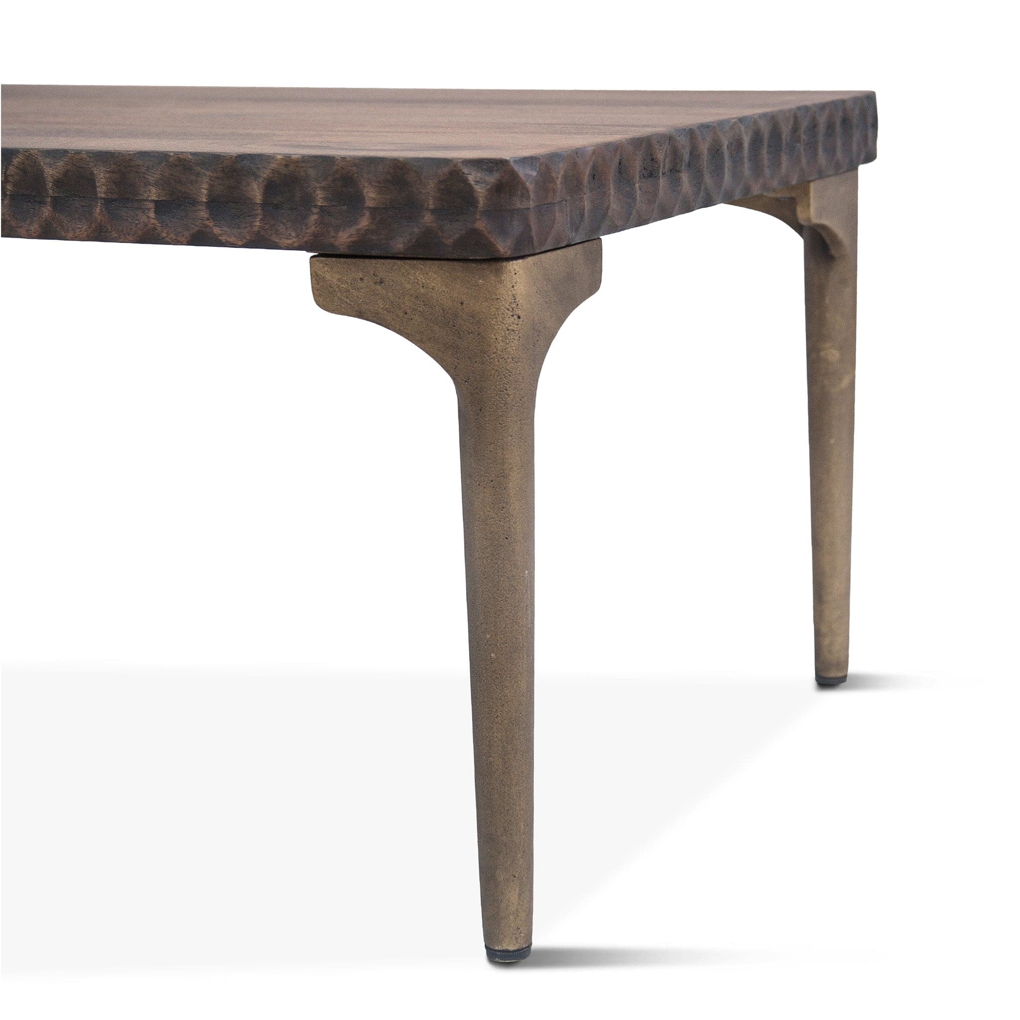 Vallarta Modern Carved Coffee Table - Image 3